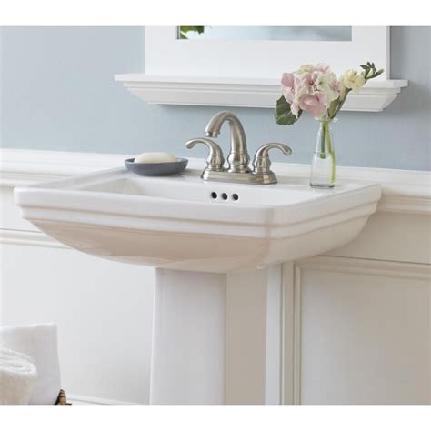 allen + roth pedestal sink installation